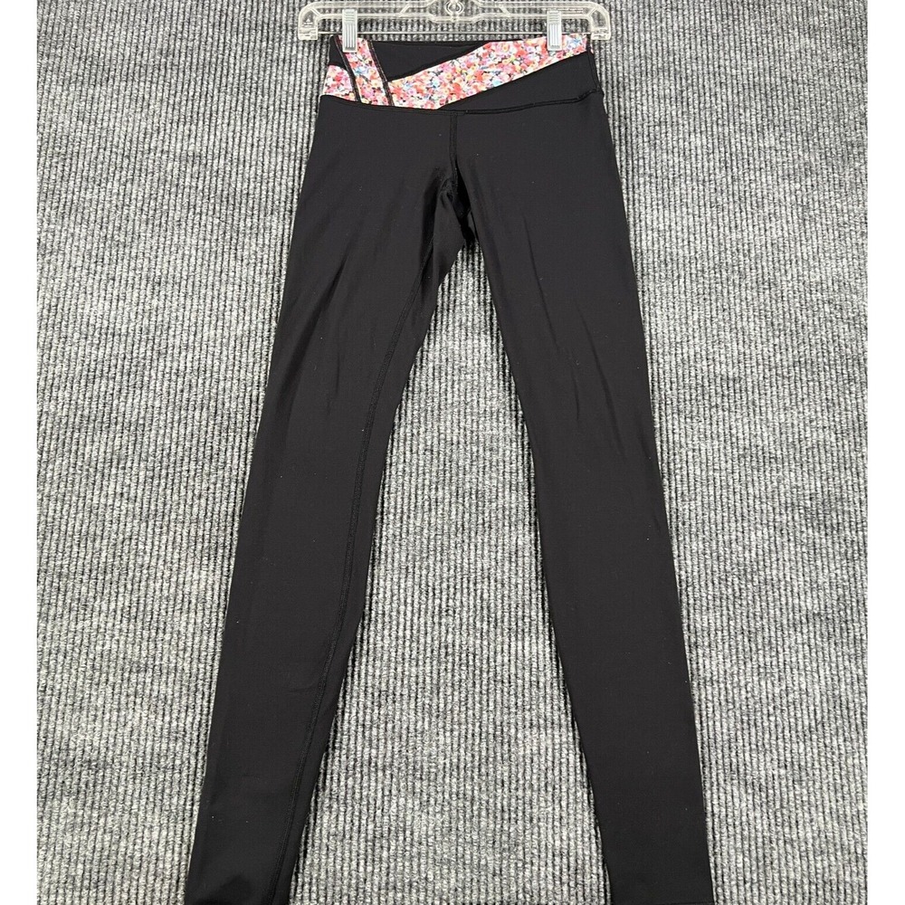 Lululemon Leggings Athletic Womens 2 Black 29" Inseam Activewear Workout Gym